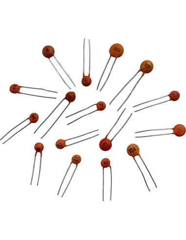 Kit de Capacitores Cerámicos MOKMMKIT 1680 Piezas 1pF-100nF 50V