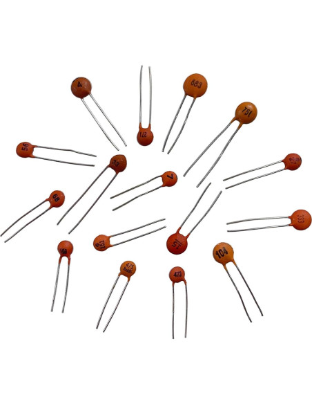 Kit de Capacitores Cerámicos MOKMMKIT 1680 Piezas 1pF-100nF 50V