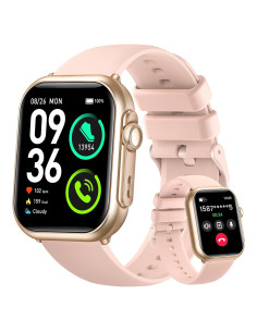 Reloj Inteligente Sanorum Rosa 1.85" Monitoreo Salud 5ATM