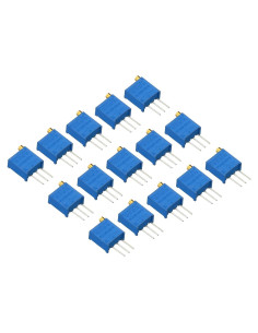 Kit de Resistores Variables PATIKIL 15 Piezas 100 a 500K Ohm