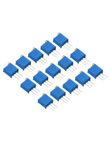 Kit de Resistores Variables PATIKIL 15 Piezas 100 a 500K Ohm