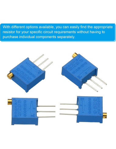 Kit de Resistores Variables PATIKIL 15 Piezas 100 a 500K Ohm