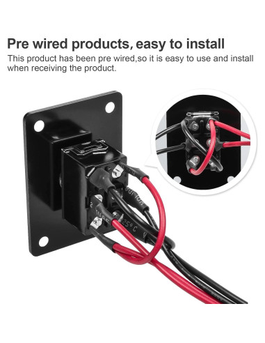 Interruptor de Palanca GUETNEU 6 Pines 15A-250V AC/DC Impermeable