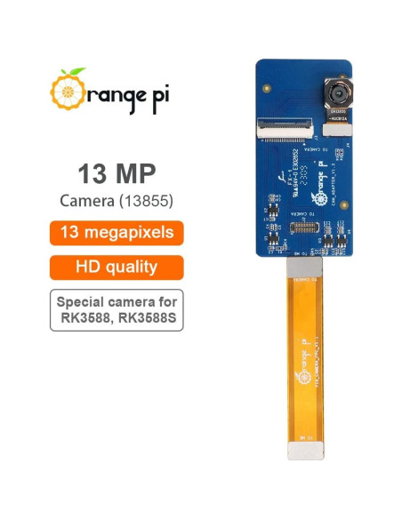 Cámara Webcam 13MP Orange Pi 5 Compatible RK3358 3000mm