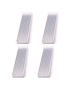 4 Disipadores de Calor de Aluminio Eledabra 100x25x10mm