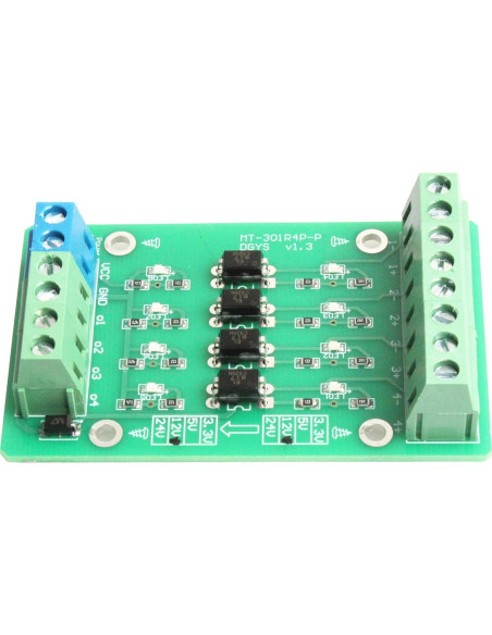 Módulo Optoacoplador 4 Canales NOYITO 24V a 3.3V