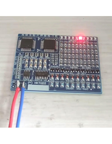 Placa de Práctica SMD/SMT ISolderStore - Kit de Soldadura DIY