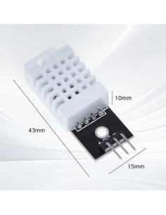 Sensor DHT22 NIIIYTYB Digital de Temperatura y Humedad 2PCS 2