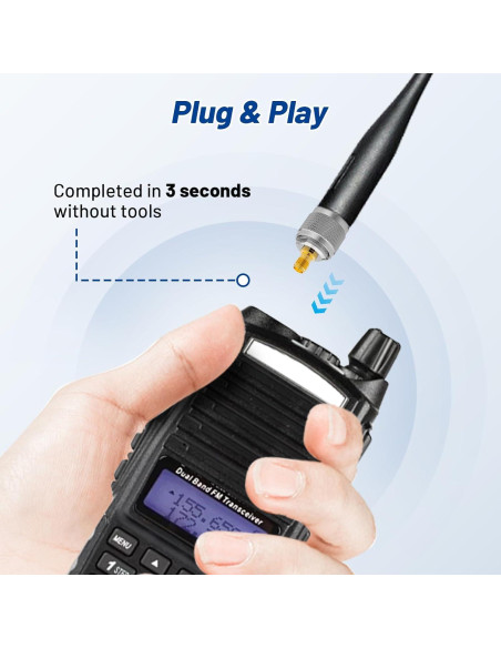 Kit de Adaptadores SMA a N-Tipo Anina 8 Piezas Conectores RF