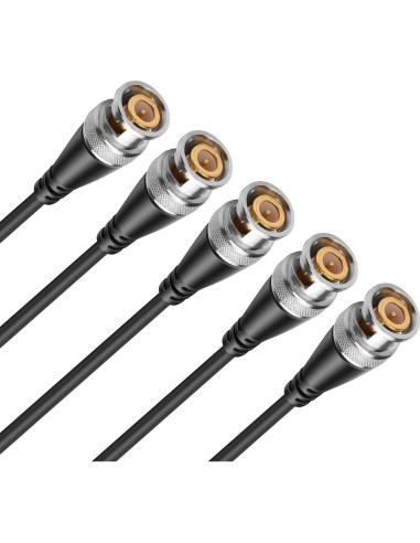 Cable Pigtail BNC Macho YAODHAOD 15cm para CCTV - 5PCS
