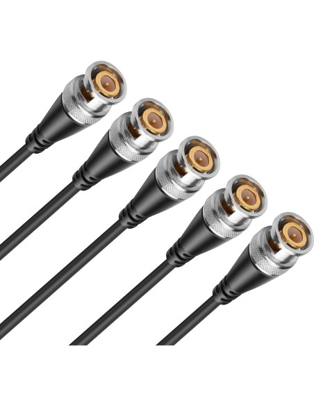 Cable Pigtail BNC Macho YAODHAOD 15cm para CCTV - 5PCS
