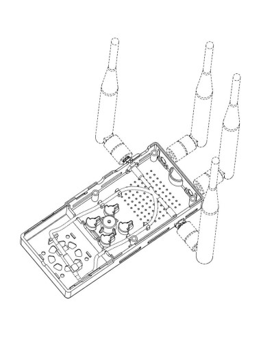 Funda Doble con Ventiladores SummitLink para Módulo AHRS y GPS