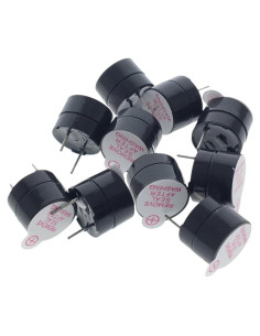 10 Piezas Zumbador Activo 3V 12mm Genérico para Electrónica