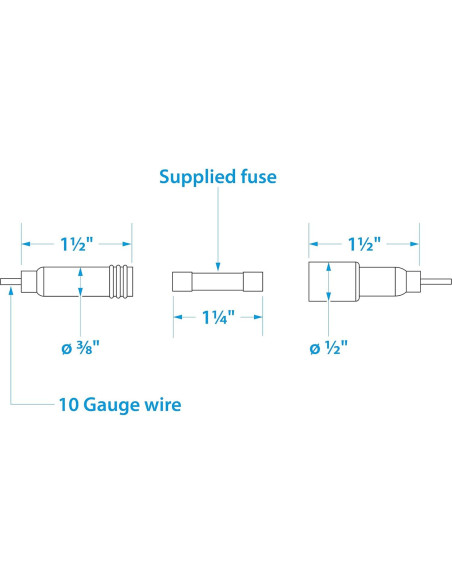 Soporte de Fusible a Prueba de Agua SEACHOICE 30A