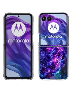 Funda Dura Motorola Razr Ultra 2025 Mandala Púrpura