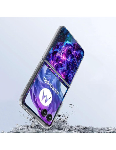 Funda Dura Motorola Razr Ultra 2025 Mandala Púrpura