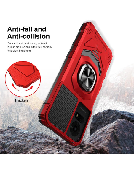 Funda resistente para TCL K24/K23/50LE con soporte magnético