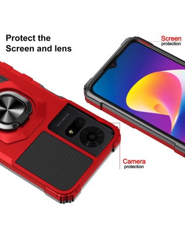 Funda resistente para TCL K24/K23/50LE con soporte magnético