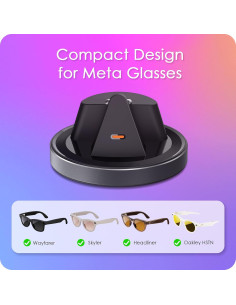 Estación de Carga Compacta VAWVVA para Gafas Meta - USB-C 2