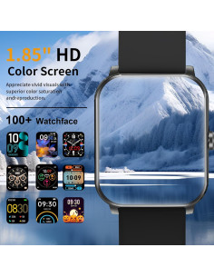 Reloj Inteligente QONBINK L70 Negro 1.85" HD Bluetooth IP68 2