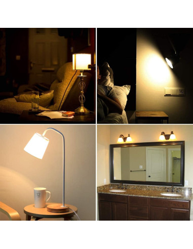 Bombillas LED RGB 5W Yangcsl, Paquete de 6, Control Remoto