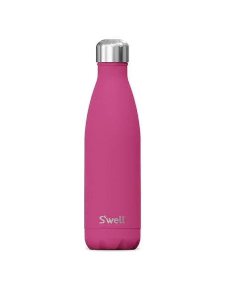 Botella de Agua S'well 500ml Acero Inoxidable Rosa Azalea