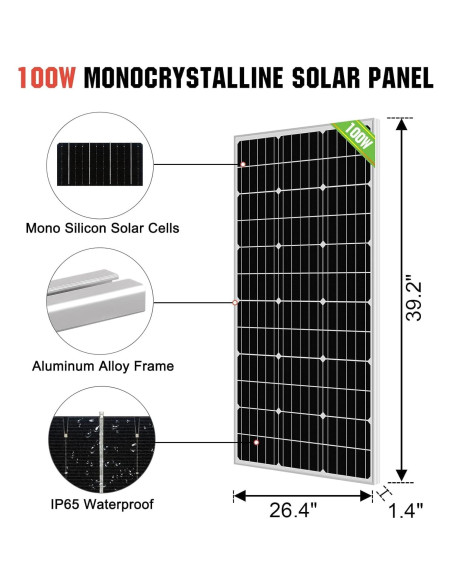 Kit Bomba de Pozo Solar ECO-WORTHY 24V 250W con Paneles 400W