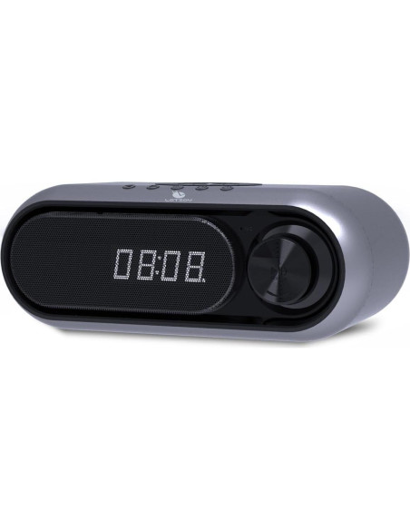 Altavoz Bluetooth LETZOY Kloud con Reloj Digital y Carga Inalámbrica 10W
