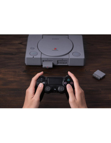 Adaptador Retro Bluetooth 8Bitdo para PS1/PS2/Windows - Compatible PS4/PS5/Xbox