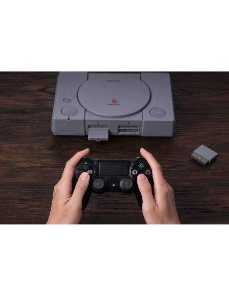 Adaptador Retro Bluetooth 8Bitdo para PS1/PS2/Windows - Compatible PS4/PS5/Xbox
