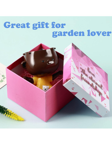 Maceta Autorriego Planterhoma Pequeña Yoga Negra 14cm