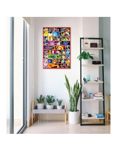 Conjunto de Pósters Pokémon 2 Piezas 61x91 cm - Primeros Compañeros y Movimientos