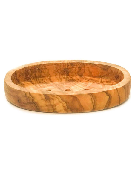 Plato de Jabón Ovalado Eco Bath London de Madera de Olivo