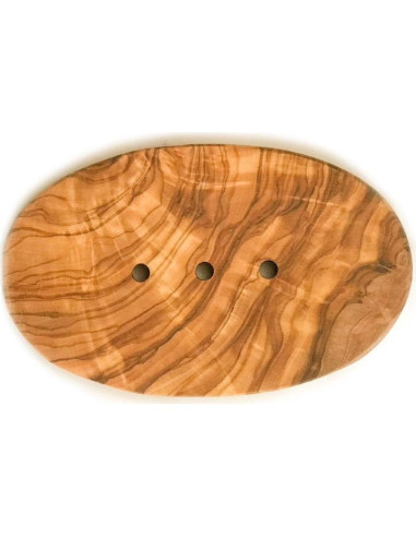 Plato de Jabón Ovalado Eco Bath London de Madera de Olivo