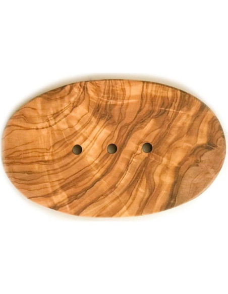 Plato de Jabón Ovalado Eco Bath London de Madera de Olivo