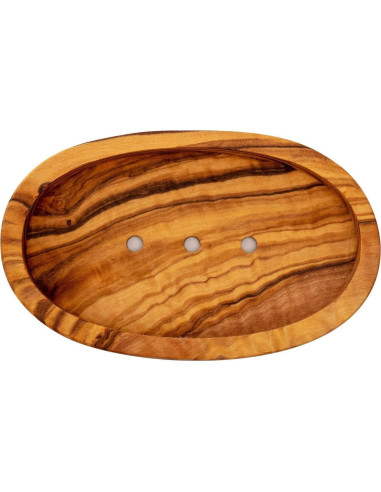 Plato de Jabón Ovalado Eco Bath London de Madera de Olivo