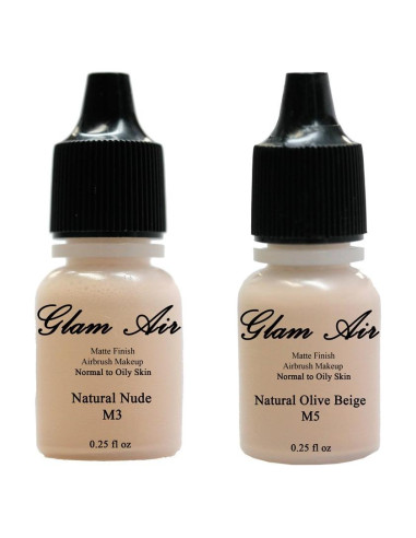 Base de Maquillaje Airbrush Mate Glam Air 7.09g Nude Natural y Beige Oliva
