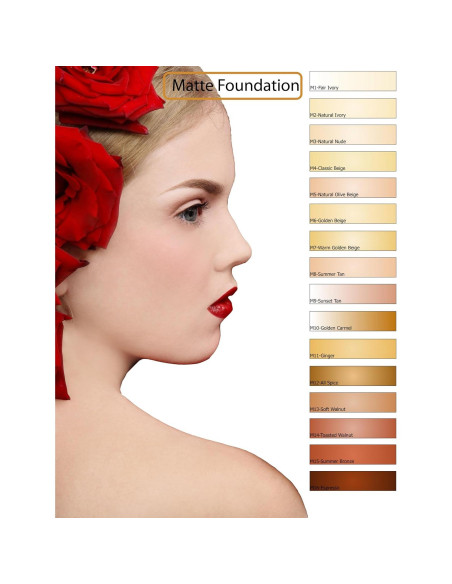 Base de Maquillaje Airbrush Mate Glam Air 7.09g Nude Natural y Beige Oliva
