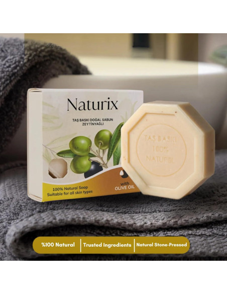 Jabón Orgánico Prensado en Piedra Limopa - Hidratante 125g