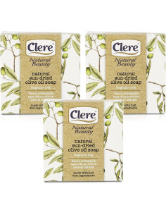 Jabón de Aceite de Oliva Clere 100% Natural Hecho a Mano 600g 2