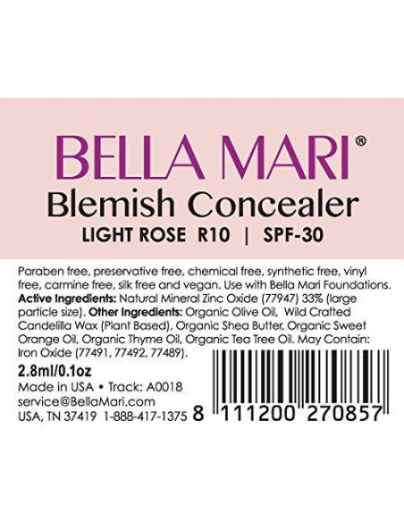 Corrector Natural en Barra Bella Mari Rosa Claro T10 2.96ml