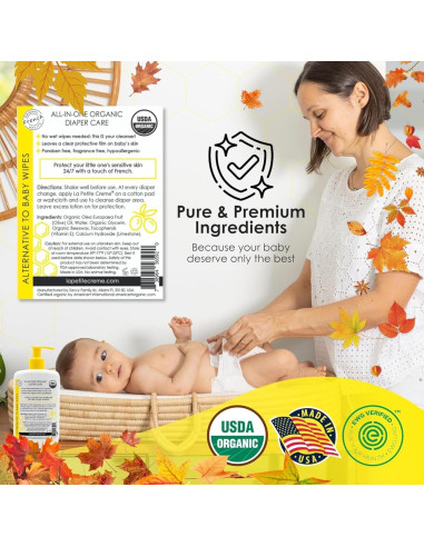 Loción Linimento Orgánica La Petite Creme 226.8 g Bebés