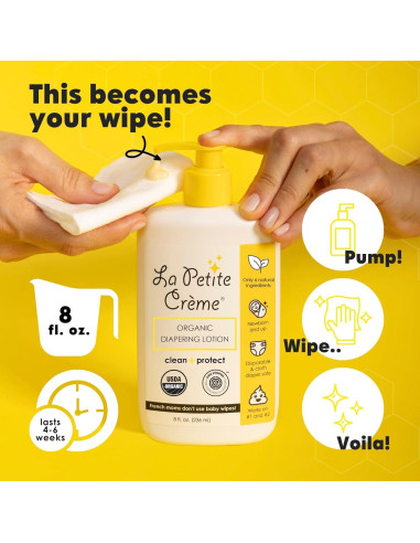 Loción Linimento Orgánica La Petite Creme 226.8 g Bebés