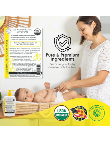 Loción Linimento Orgánica La Petite Creme 226.8 g Bebés