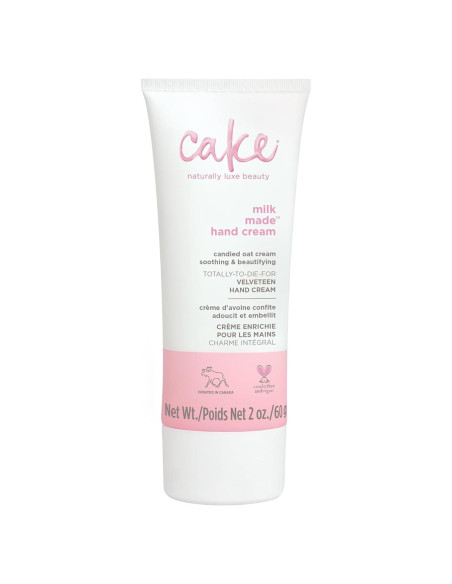 Crema de Manos Cake Beauty 60ml - Hidratante de Leche de Avena