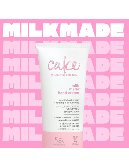 Crema de Manos Cake Beauty 60ml - Hidratante de Leche de Avena