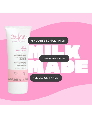 Crema de Manos Cake Beauty 60ml - Hidratante de Leche de Avena