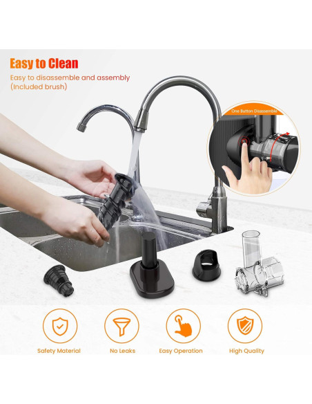 Exprimidor de Frutas y Verduras Acezoe SBL365AB Pro4 1300W