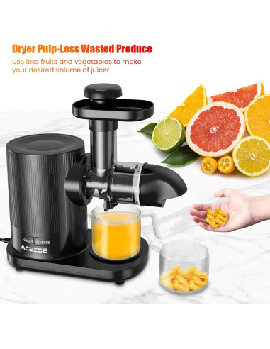 Exprimidor de Frutas y Verduras Acezoe SBL365AB Pro4 1300W