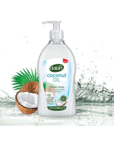 Crema Jabón Líquido Dalan 400 mL Hidratante Coco